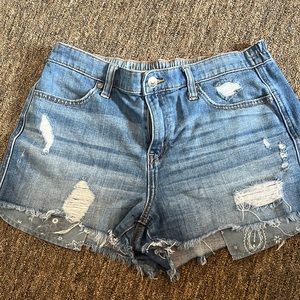 Aerie elastic band Jean shorts